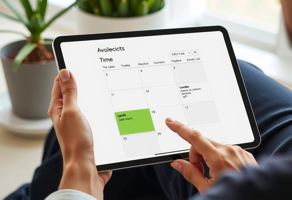 Digitale Terminauswahl
